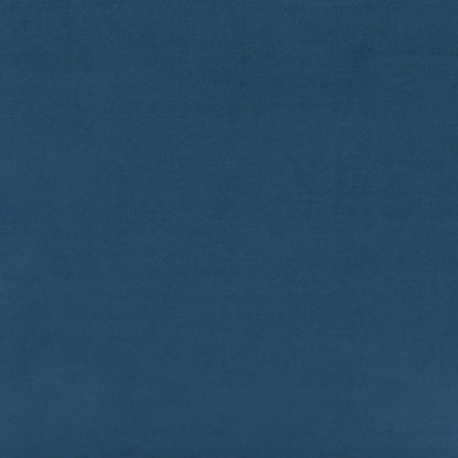 Canapé contemporain Edmonda de Manhattan Comfort en velours avec coussins - bleu saphir