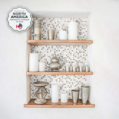 Smart Tiles peler et coller 4 feuilles 12 x 10 dosseret - Minimo Noche