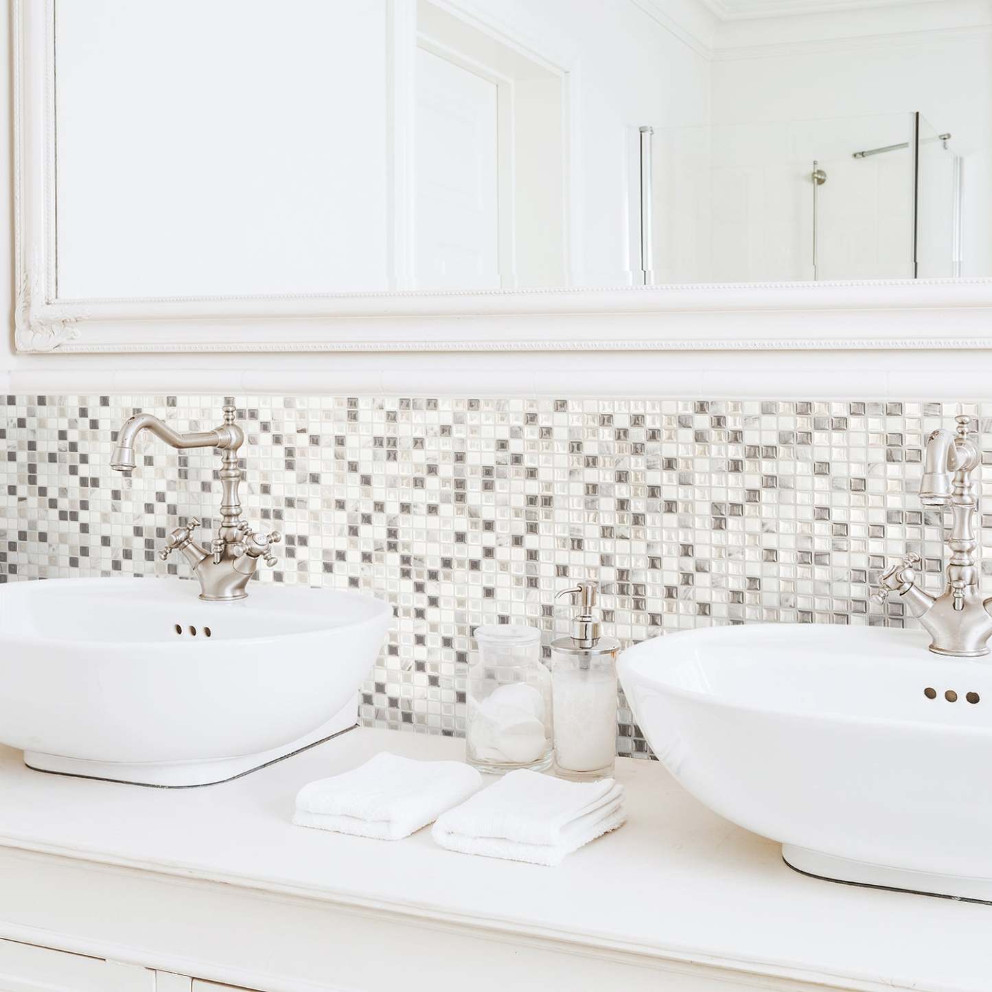 Smart Tiles peler et coller 4 feuilles 12 x 10 dosseret - Minimo Noche