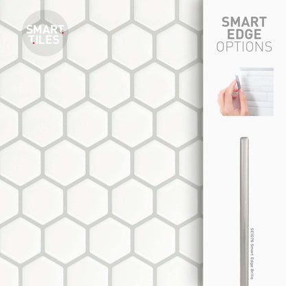 Carrelage adhésif Smart Tiles 4 feuilles 11 x 10 - Hexago