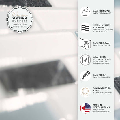 Carrelage adhésif Smart Tiles 4 feuilles 10 x 9 - Muretto Brina