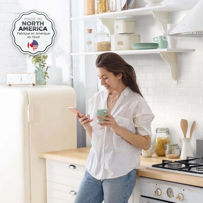 Smart Tiles peler et coller 4 feuilles 12 x 9 dosseret - Metro Blanco