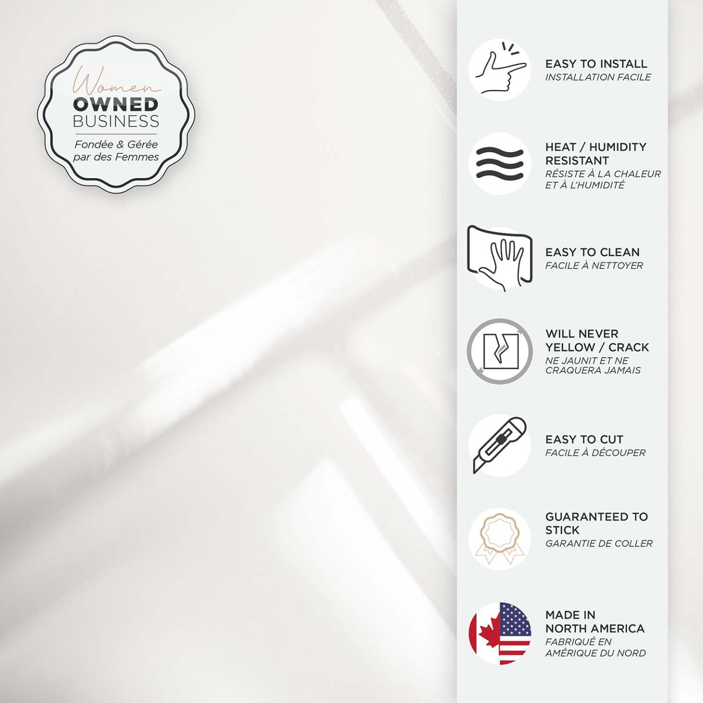 Smart Tiles peler et coller 4 feuilles 12 x 9 dosseret - Metro Campagnola