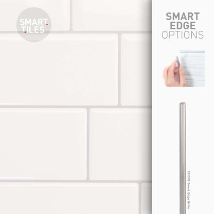 Smart Tiles peler et coller 4 feuilles 12 x 9 dosseret - Metro Campagnola