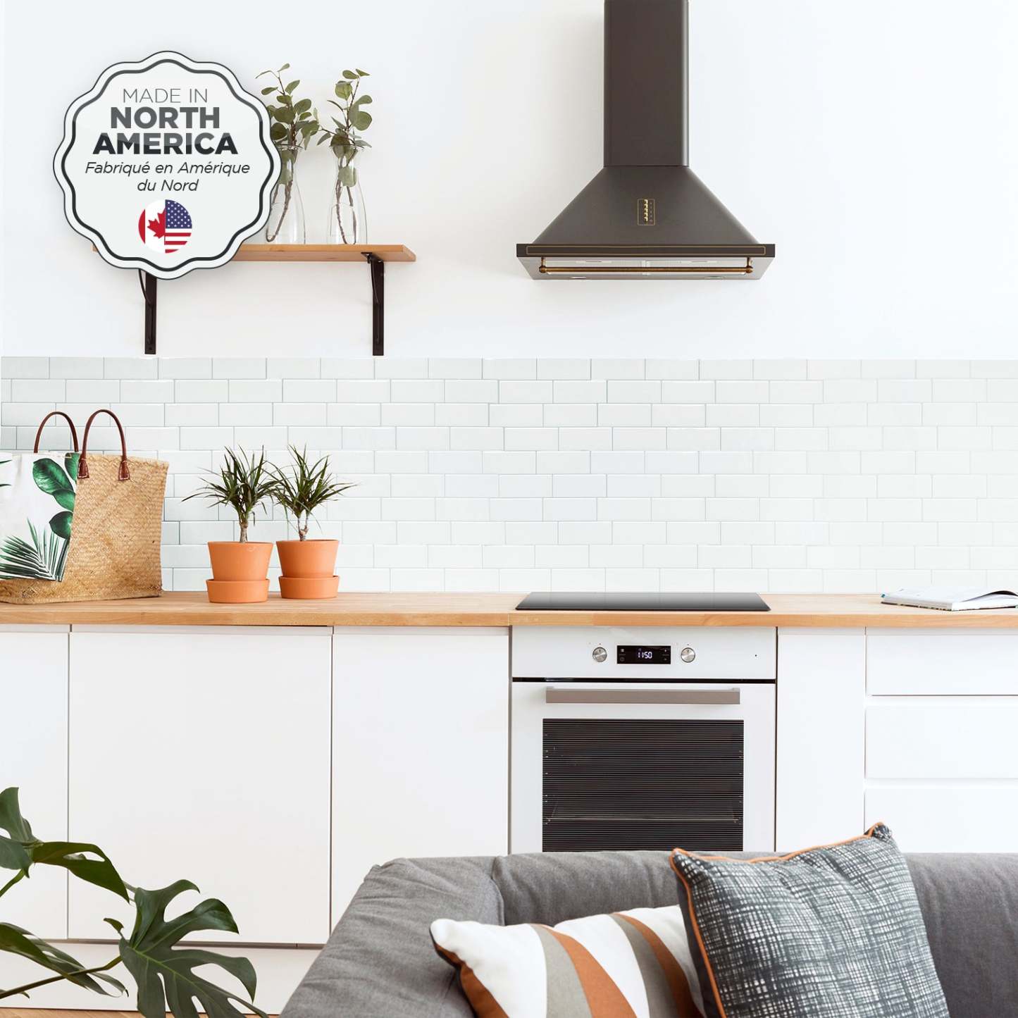 Smart Tiles peler et coller 4 feuilles 12 x 9 dosseret - Metro Campagnola