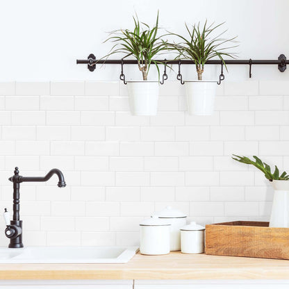 Smart Tiles peler et coller 4 feuilles 12 x 9 dosseret - Metro Campagnola