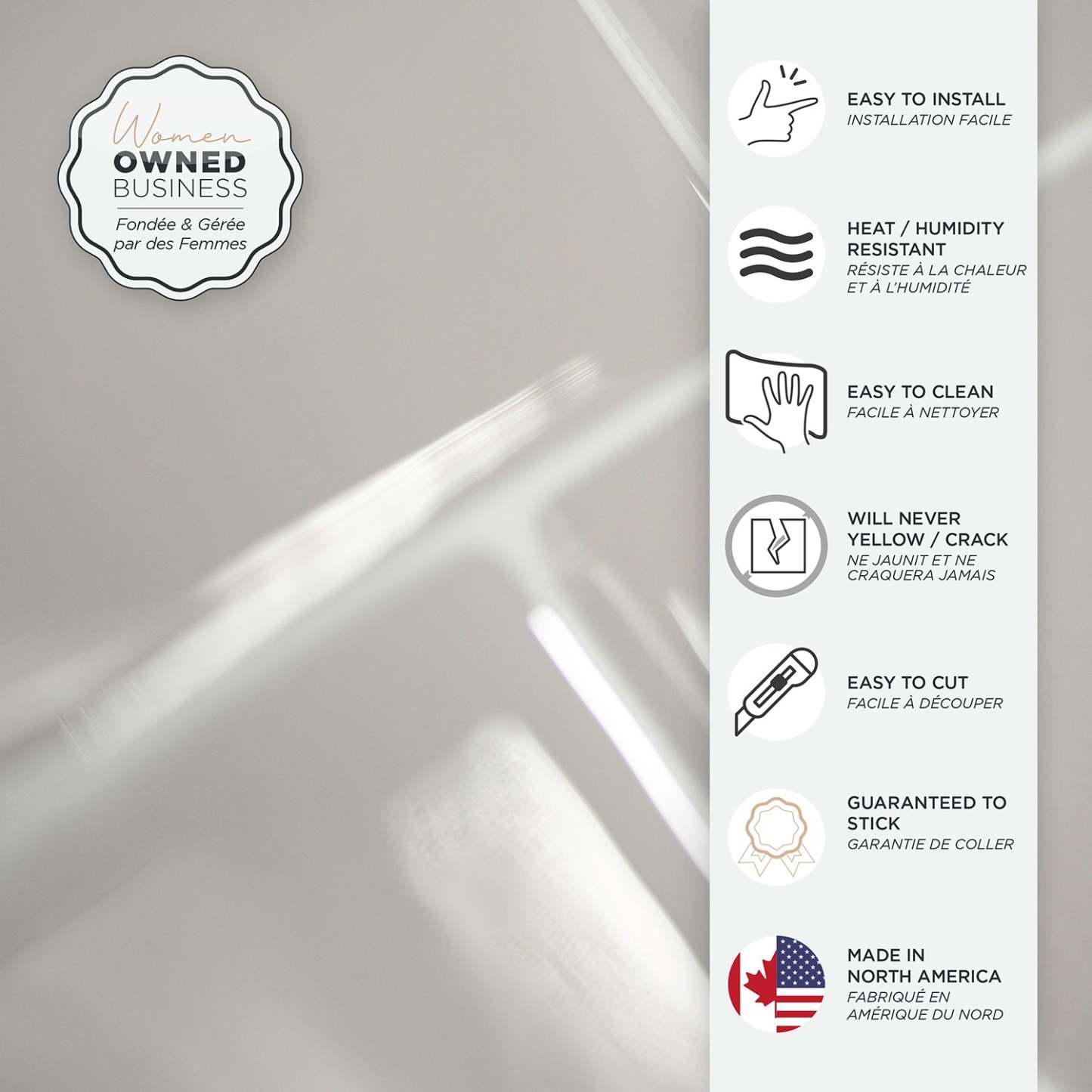 Smart Tiles peler et coller 4 feuilles 12 x 9 Dosseret - Métro Cassandra