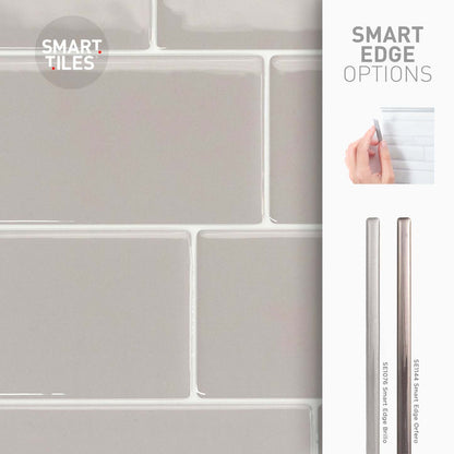 Smart Tiles peler et coller 4 feuilles 12 x 9 Dosseret - Métro Cassandra