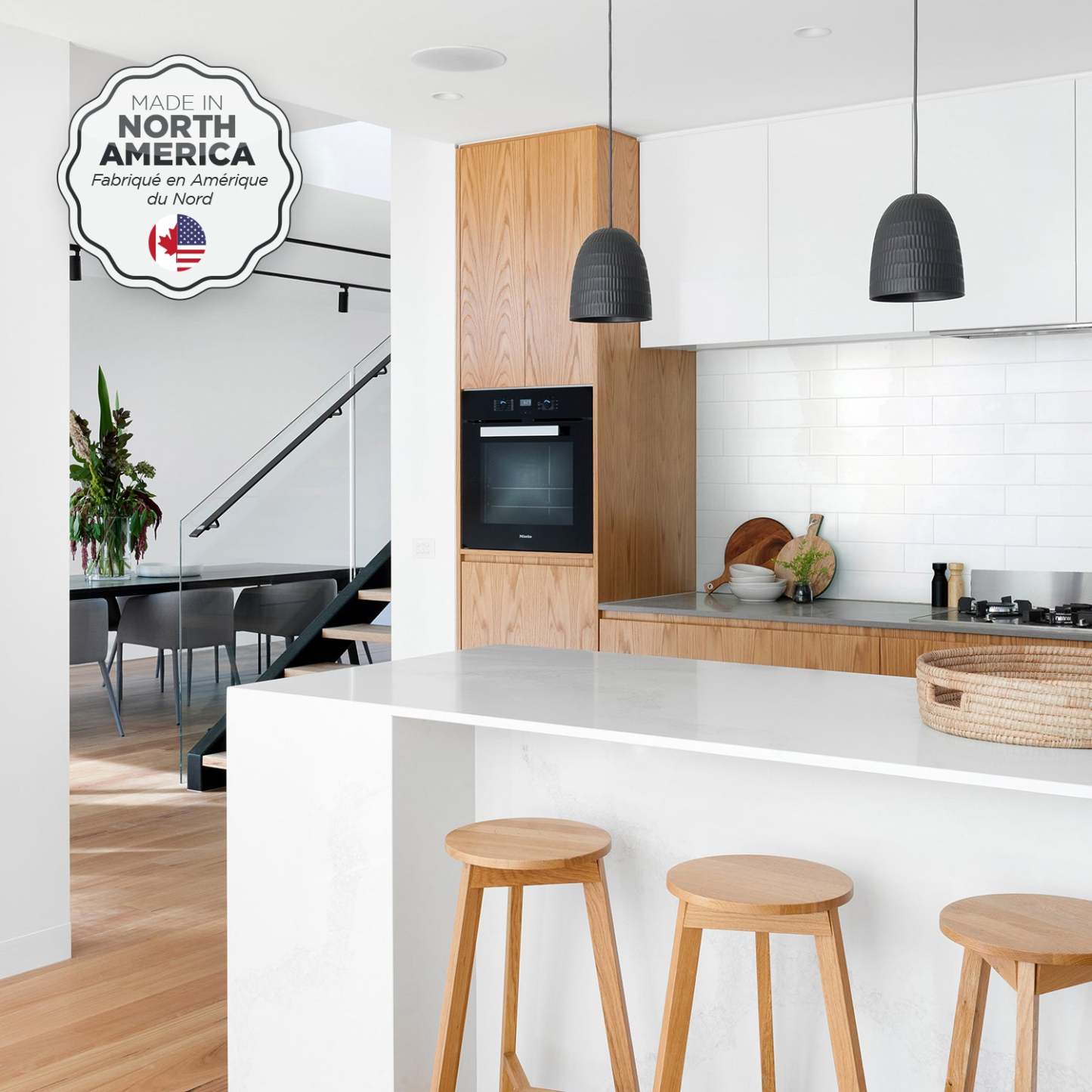 Smart Tiles peler et coller 2 feuilles 23 x 11 Dosseret - Oslo Blanc