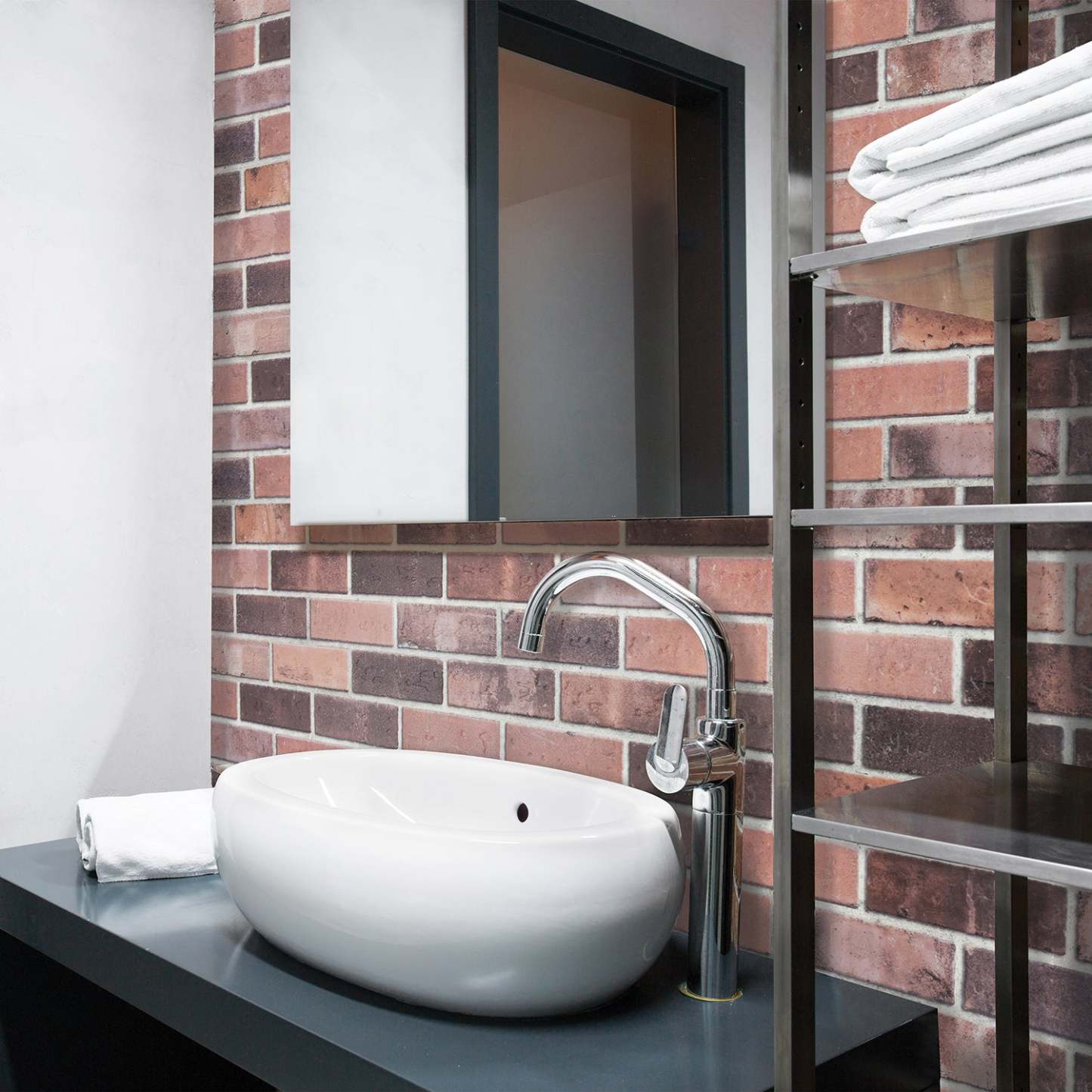 Dosseret Smart Tiles Peel and Stick 2 feuilles 21 x 11 - Brik Porto|Dosseret Smart Tiles peler et coller 21 x 11, 2 feuilles - Brik Porto