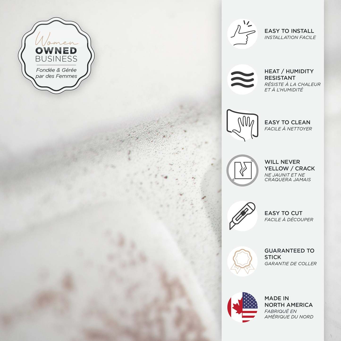 Dosseret Smart Tiles Peel and Stick 2 feuilles 21 x 11 - Brik Toscana|Dosseret Smart Tiles peler et coller 21 x 11, 2 feuilles - Brik Toscana