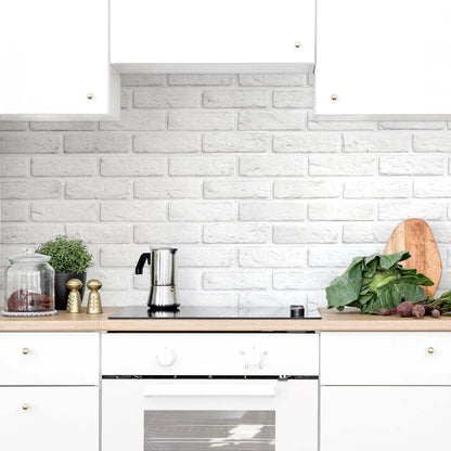 Dosseret Smart Tiles Peel and Stick 2 feuilles 21 x 11 - Brik Zurich|Dosseret Smart Tiles peler et coller 21 x 11, 2 feuilles - Brik Zurich