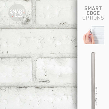 Dosseret Smart Tiles Peel and Stick 2-Sheet 21 x 11 - Brik Sidney|Dosseret Smart Tiles peler et coller 21 x 11, 2 feuilles - Brik Sidney