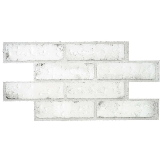 Dosseret Smart Tiles Peel and Stick 2-Sheet 21 x 11 - Brik Sidney|Dosseret Smart Tiles peler et coller 21 x 11, 2 feuilles - Brik Sidney