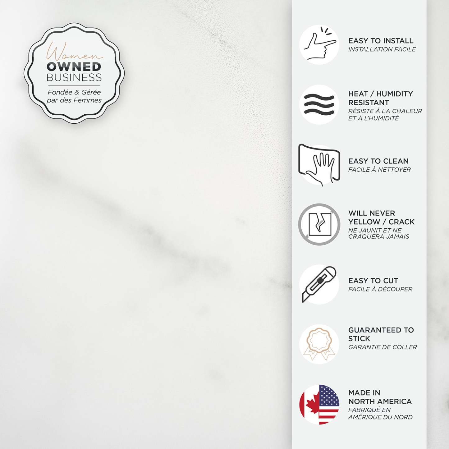 Dosseret Smart Tiles Peel and Stick 2 feuilles 23 x 12 - Blok Carrera|Dosseret Smart Tiles peler et coller 23 x 12, 2 feuilles - Blok Carrera