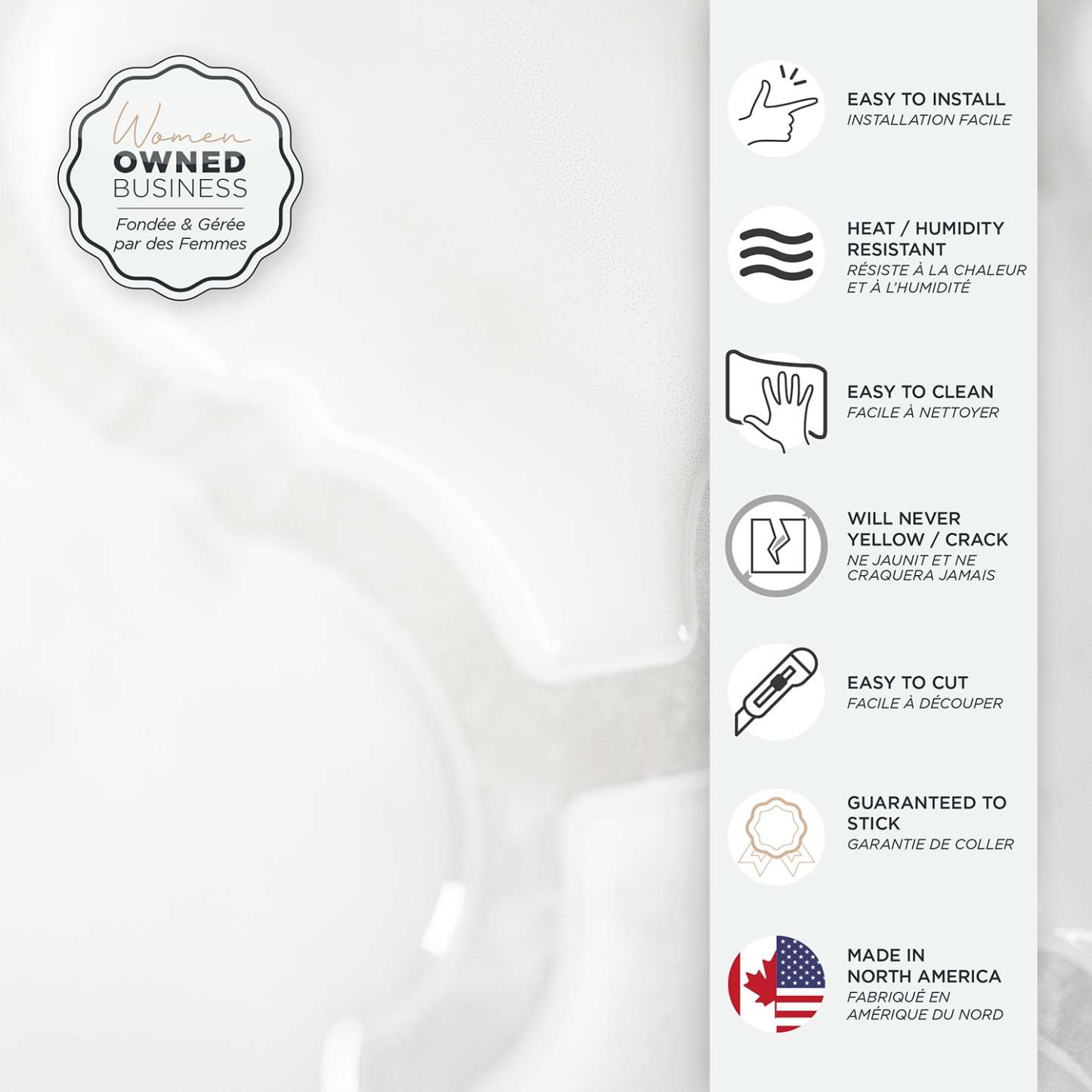 Carrelage adhésif Smart Tiles 2 feuilles 23 x 12 - Bloc Arabesco