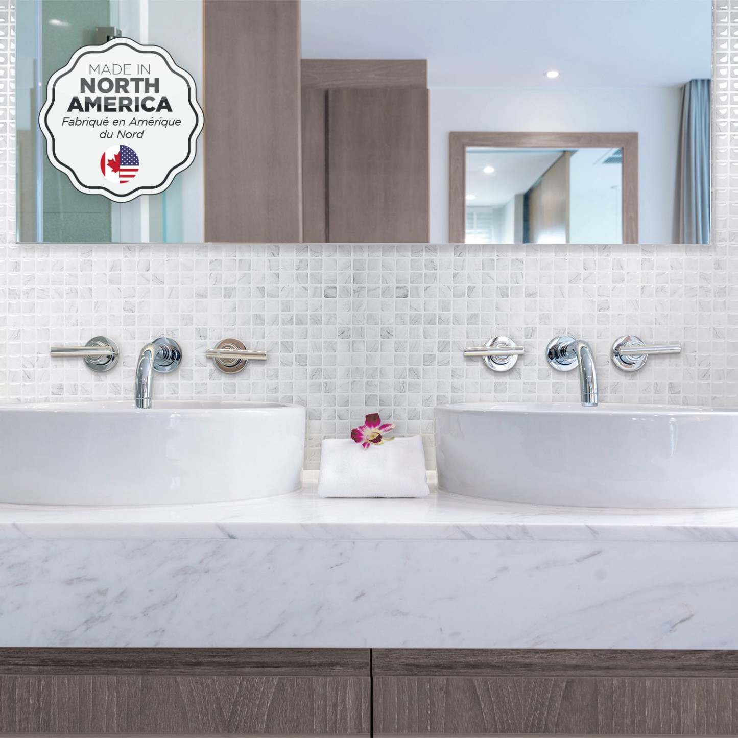 Smart Tiles peler et coller 2 feuilles 23 x 12 Dosseret - Blok Minimo