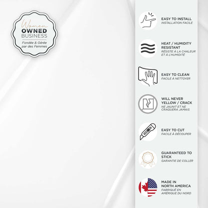 Smart Tiles peler et coller 2 feuilles 23 x 12 Dosseret - Bloc Chevron