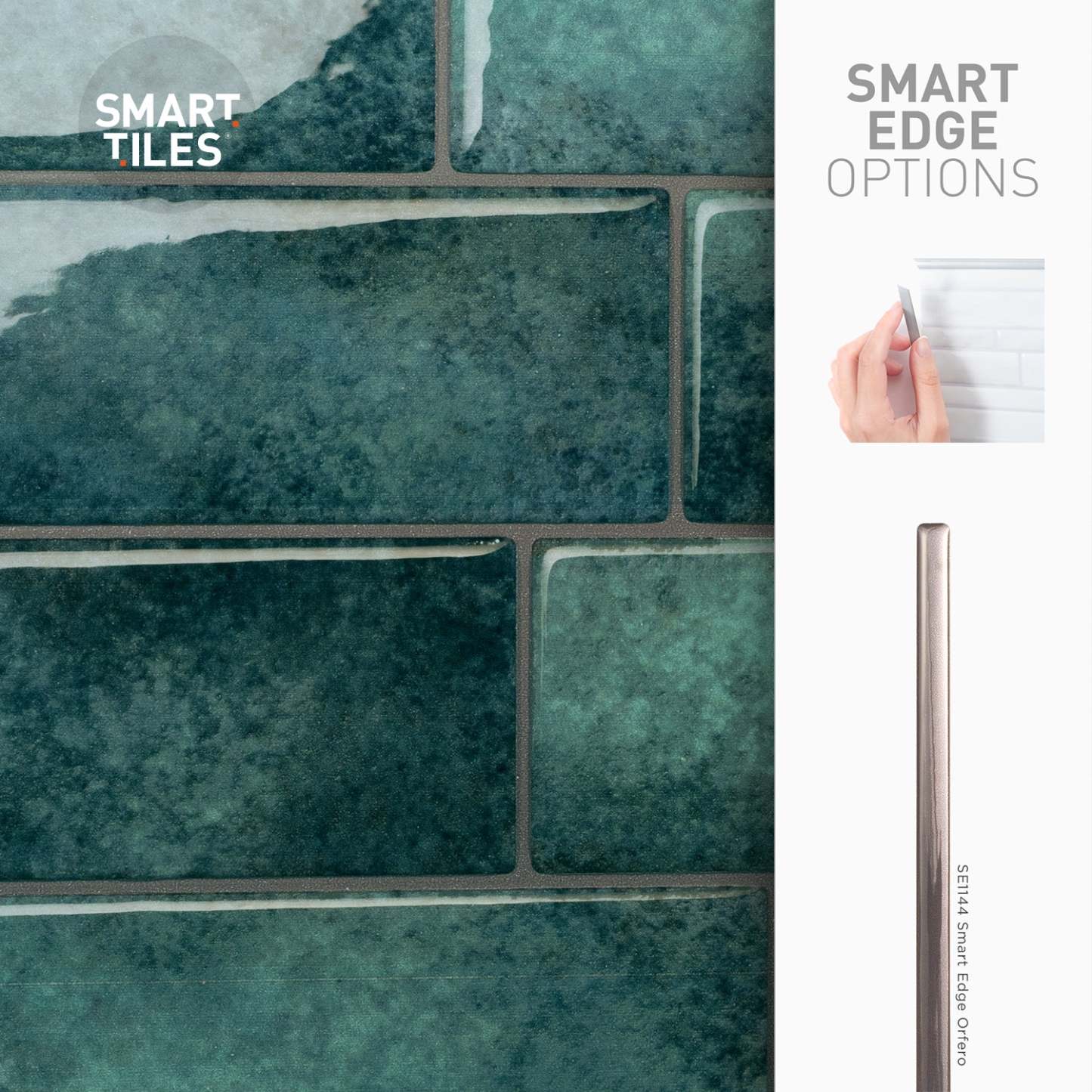 Smart Tiles peler et coller 4 feuilles 12 x 9 dosseret - Métro Médina