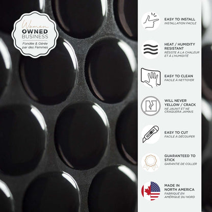 Smart Tiles peler et coller 4 feuilles 9 x 9 dosseret - Penny Nora