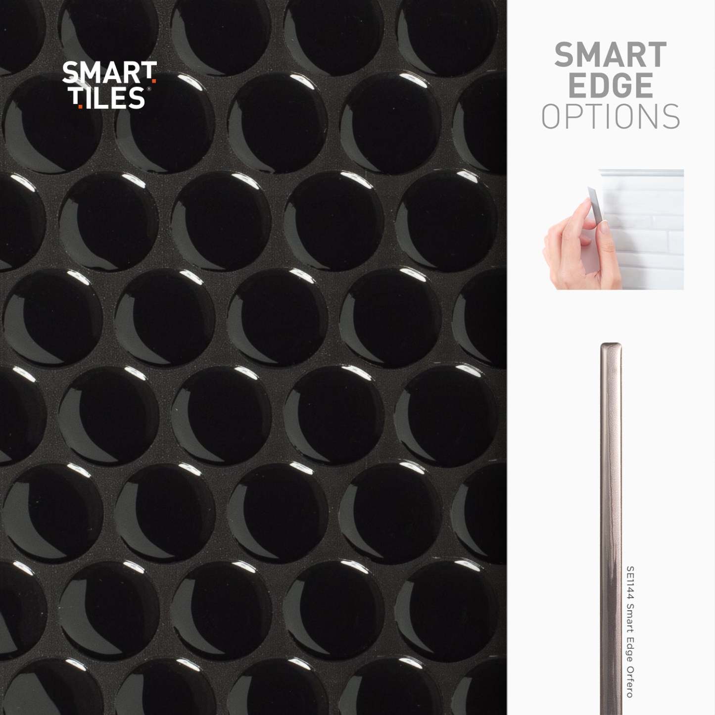 Smart Tiles peler et coller 4 feuilles 9 x 9 dosseret - Penny Nora