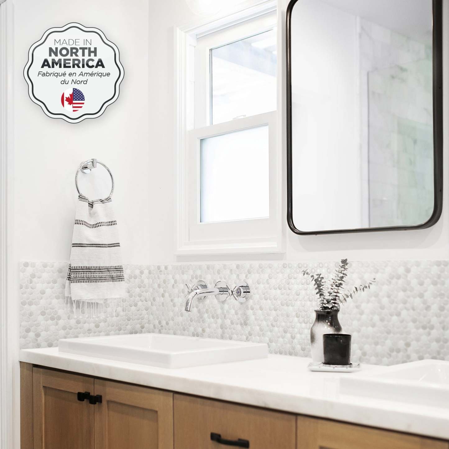 Smart Tiles peler et coller 4 feuilles 9 x 9 dosseret - Penny Terra