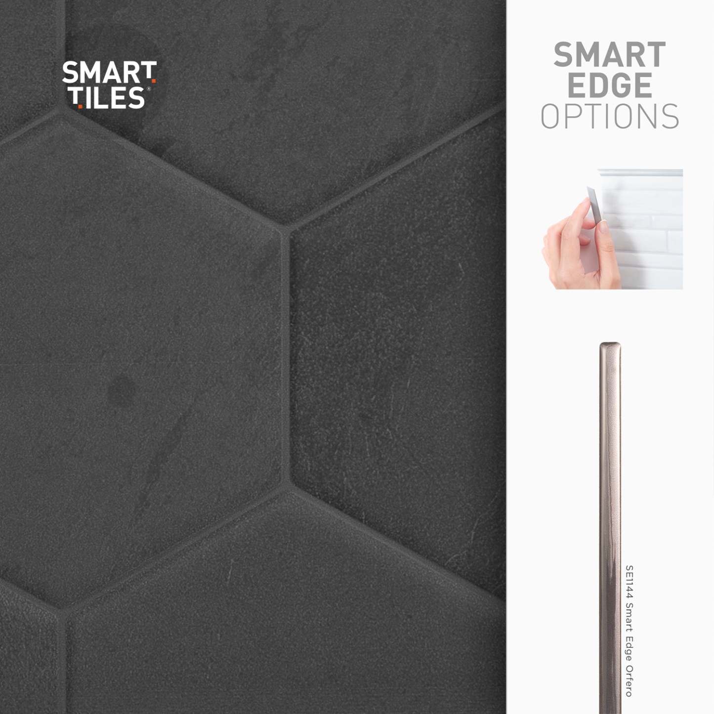 Dosseret Smart Tiles Peel and Stick 4 feuilles 10 x 11 - Hexa Walton