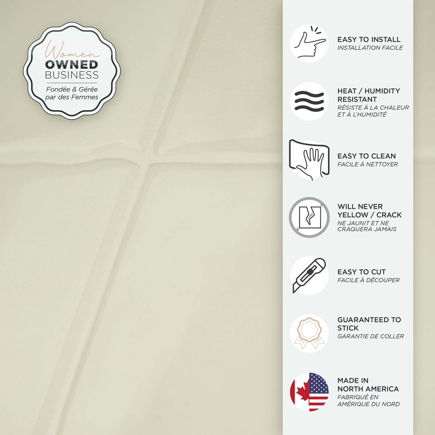 Smart Tiles peler et coller 4 feuilles 9 x 9 dosseret - Zellige Oia