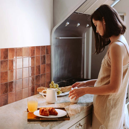 Smart Tiles peler et coller 4 feuilles 9 x 9 dosseret - Zellige Safi