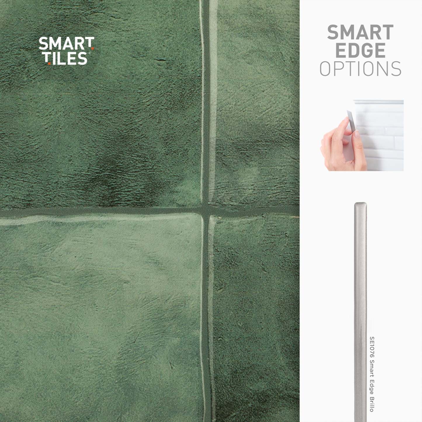 Smart Tiles peler et coller 4 feuilles 9 x 9 dosseret - Zellige Taza