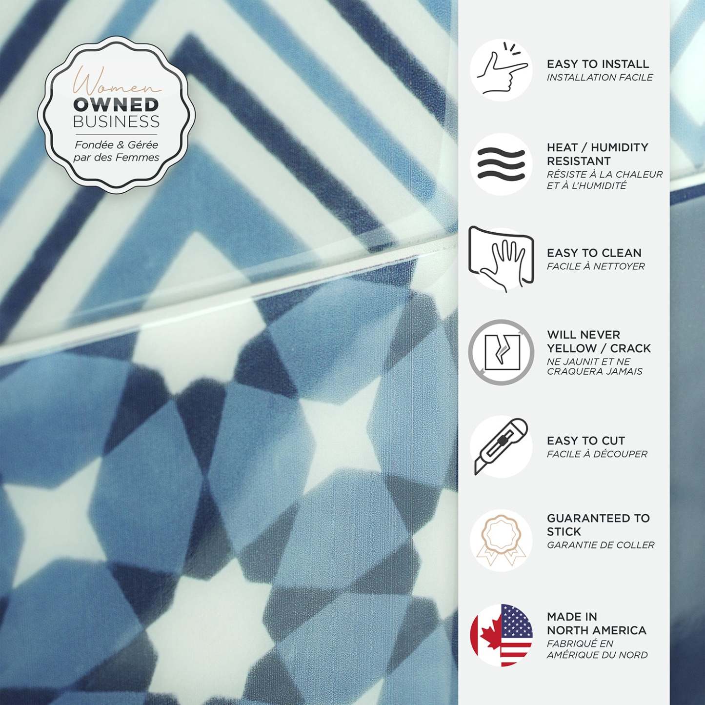 Smart Tiles peler et coller 4 feuilles 9 x 9 Dosseret - Vintage Calvi