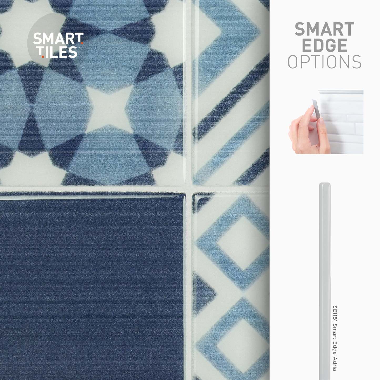 Smart Tiles peler et coller 4 feuilles 9 x 9 Dosseret - Vintage Calvi