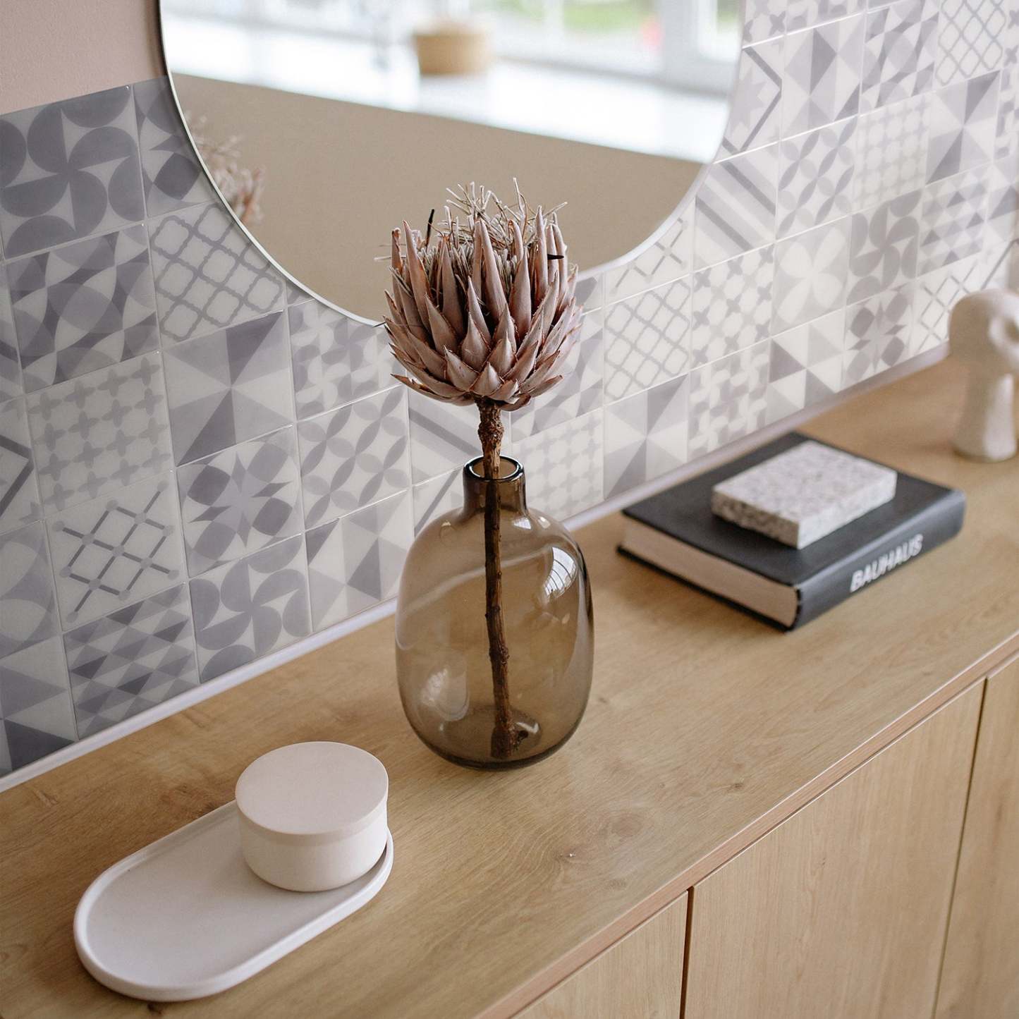 Smart Tiles peler et coller 4 feuilles 9 x 9 dosseret - Vintage Leone