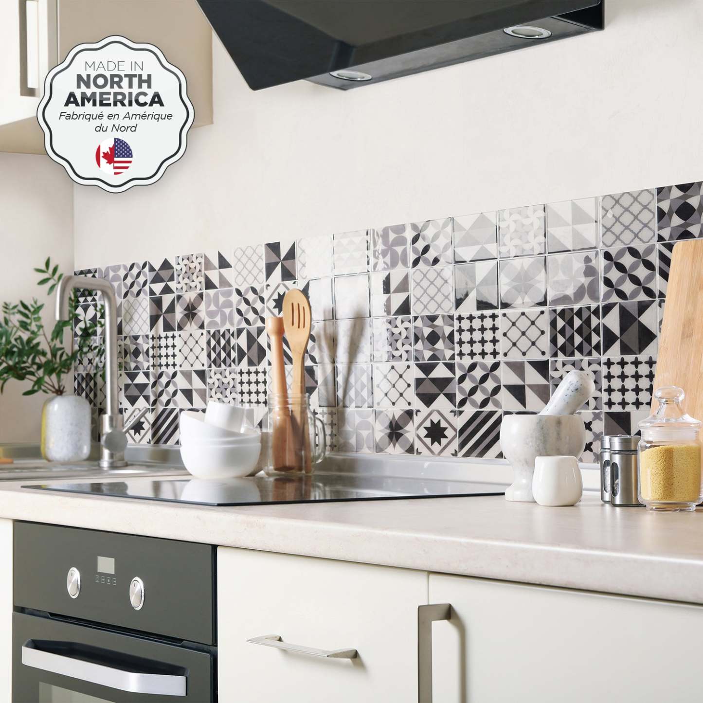 Smart Tiles peler et coller 4 feuilles 9 x 9 dosseret - Vintage Roma