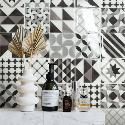 Smart Tiles peler et coller 4 feuilles 9 x 9 dosseret - Vintage Roma