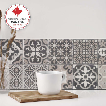 Smart Tiles peler et coller 4 feuilles 9 x 9 dosseret - Vintage Arezzo