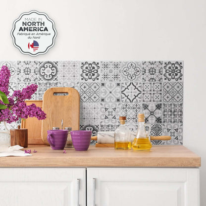 Smart Tiles peler et coller 4 feuilles 9 x 9 dosseret - Vintage Bartoli