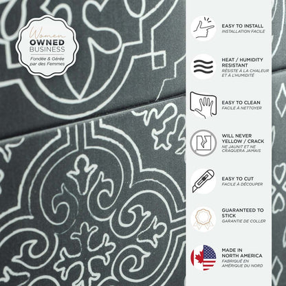 Smart Tiles peler et coller 4 feuilles 9 x 9 dosseret - Vintage Vinci