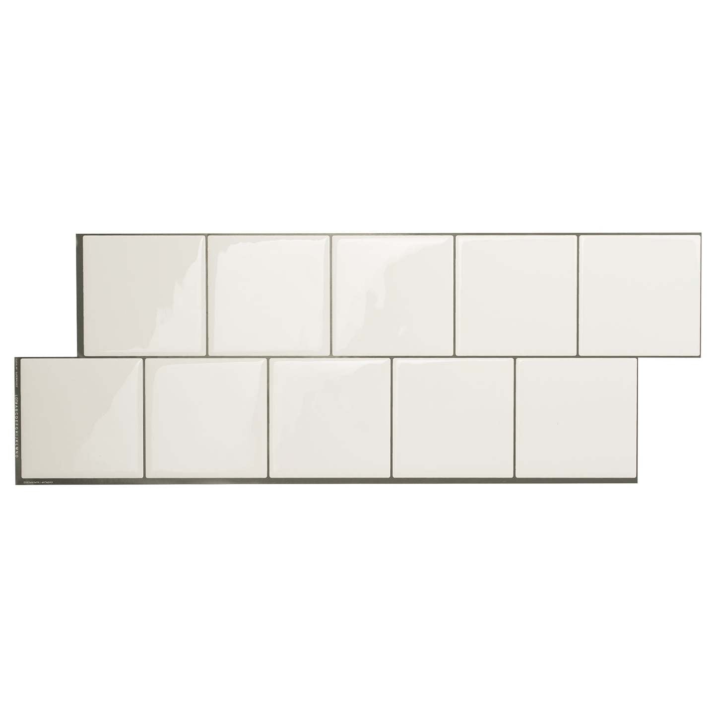 Smart Tiles peler et coller 2 feuilles 22 x 8 Dosseret - Carré Velden
