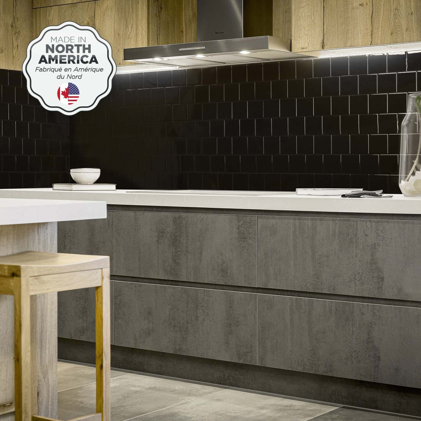 Smart Tiles peler et coller 2 feuilles 22 x 8 Dosseret - Square Berlin