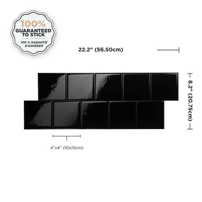 Smart Tiles peler et coller 2 feuilles 22 x 8 Dosseret - Square Berlin