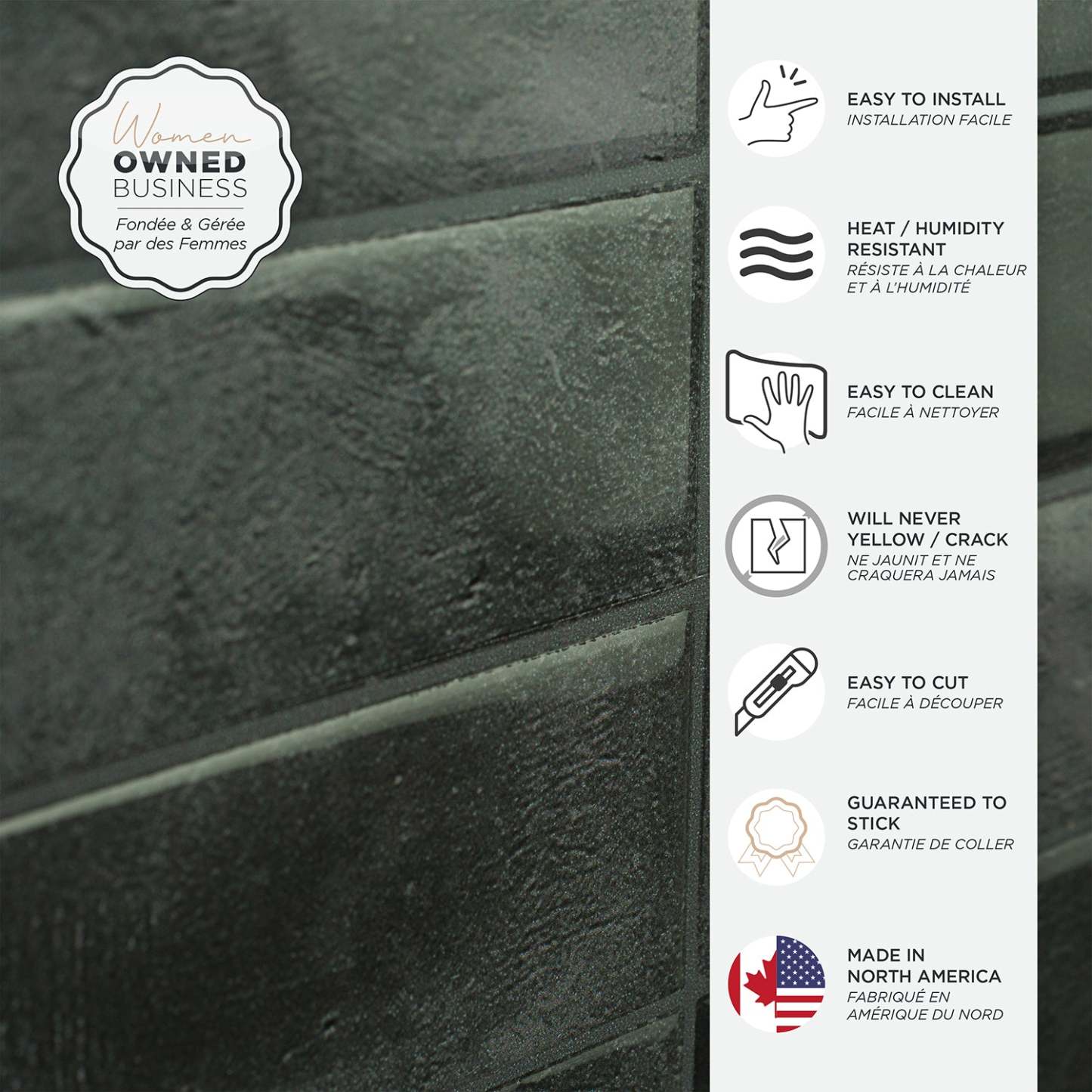 Smart Tiles peler et coller 4 feuilles 12 x 9 dosseret - Maroc Zaida