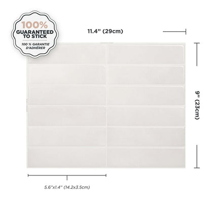 Smart Tiles peler et coller 4 feuilles 12 x 9 dosseret - Maroc Essaouira|Smart Tiles Peel and Stick 12 x 9, 4 feuilles - Maroc Essaouira