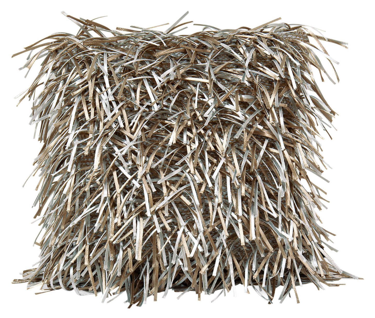 Coussin décoratif Stringy 16 po - gris-beige|Coussin décoratif Stringy 16 po - gris-beige|STRYGBDP