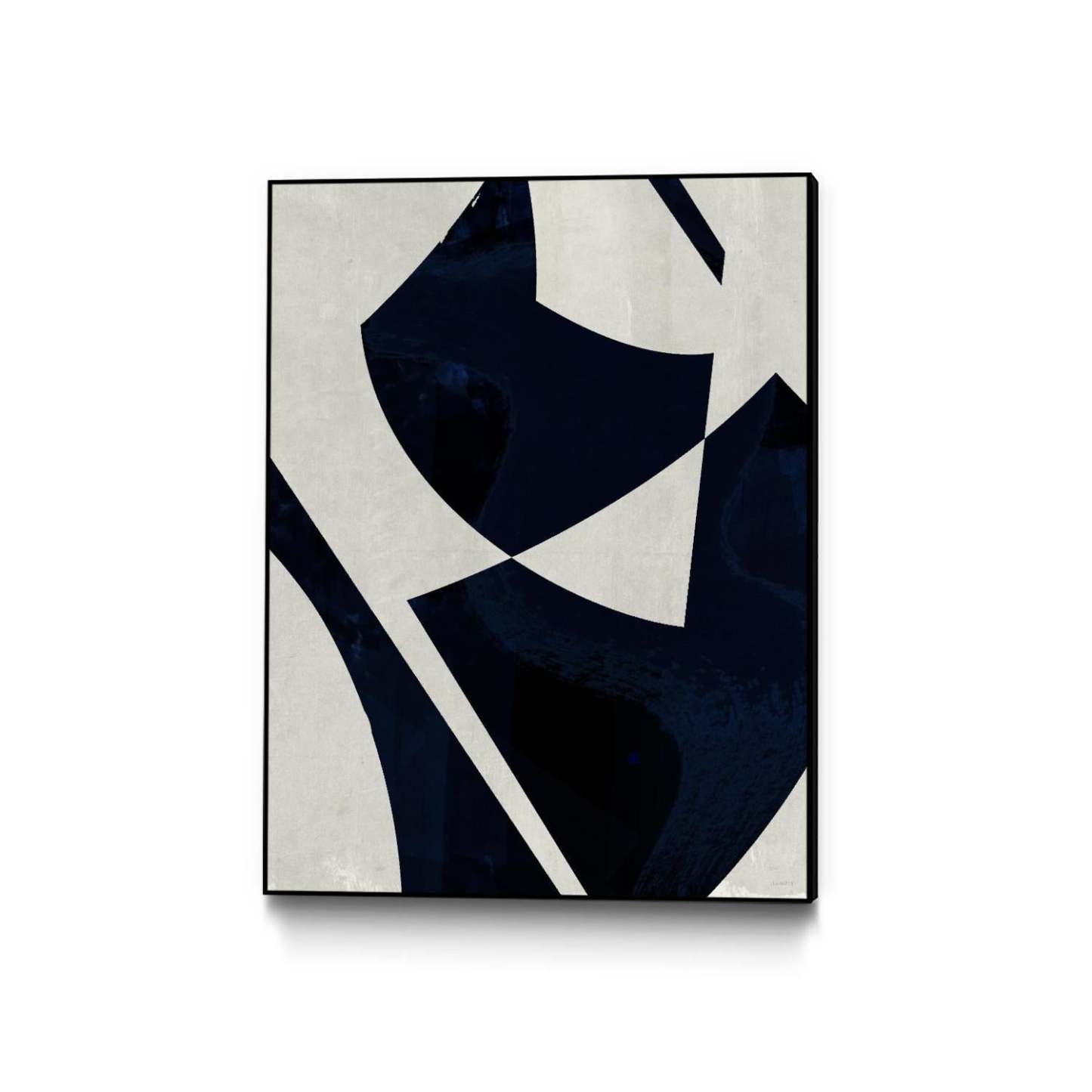 Black Machine I Canvas Framed Black 18x24 Wall Art|Œuvre d'art murale sur toile encadrée noire « Black Machine I » 18 x 24