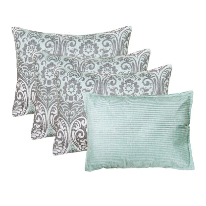 Ensemble de couvre-lit Serenta 6 pièces en mélange de coton pour lit de jour - 75 x 39