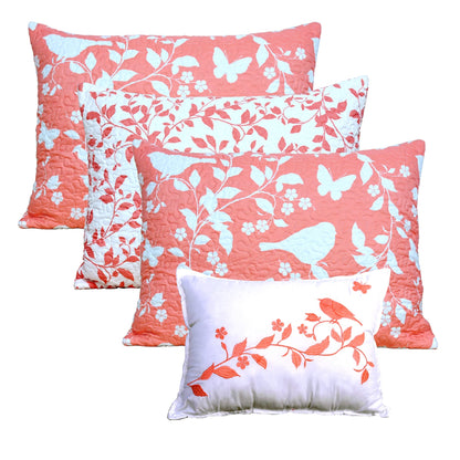 Ensemble de couvre-lit Serenta 6 pièces en mélange de coton pour lit de jour - 75 x 39