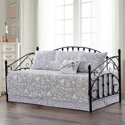 Ensemble de couvre-lit Serenta 6 pièces en mélange de coton pour lit de jour - 75 x 39