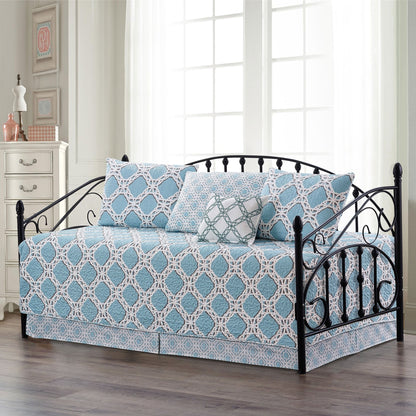 Ensemble de couvre-lit Serenta 6 pièces en mélange de coton pour lit de jour - 75 x 39