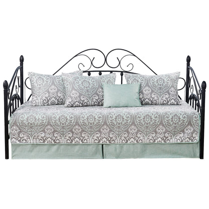 Ensemble de couvre-lit Serenta 6 pièces en mélange de coton pour lit de jour - 75 x 39